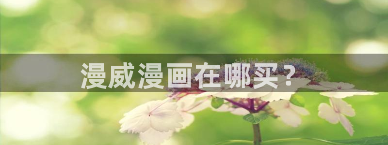 歪歪漫画sss汗汗漫画：漫威漫画在哪买？