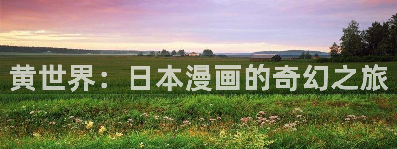 汗汗漫画最新：黄世界：日本漫画的奇幻之旅