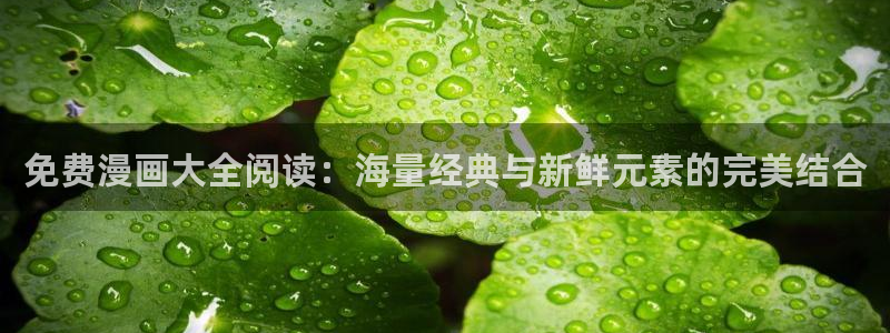 汗汗漫画免费在线阅读入口：免费漫画大全阅读：海量经典与新鲜元素的完美结合